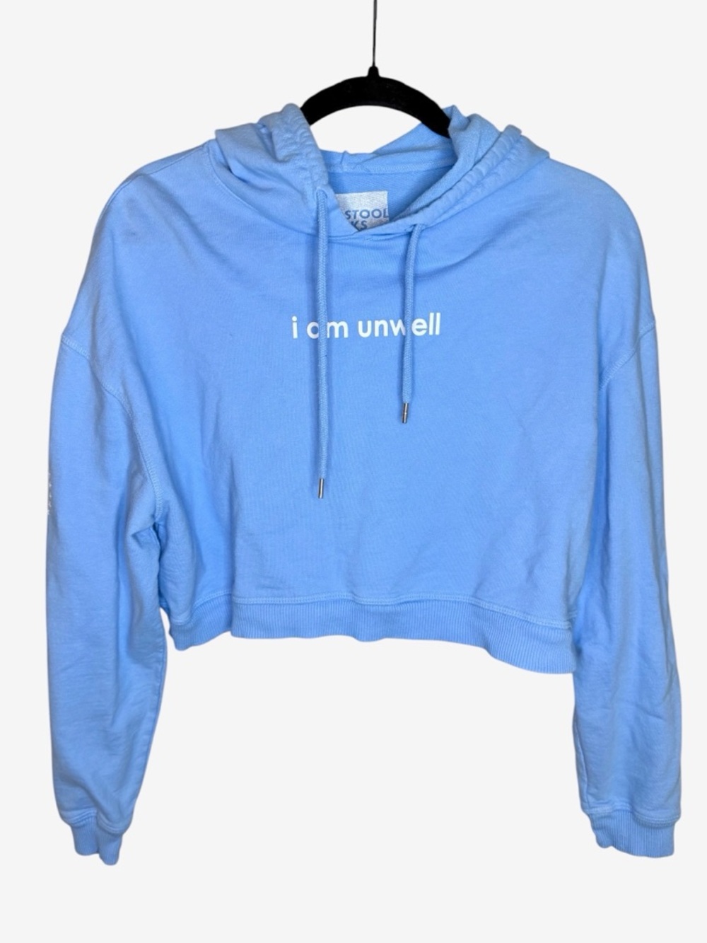 Barstool Chicks Call Her Daddy “i am unwell” Cropped Hoodie Size Medium